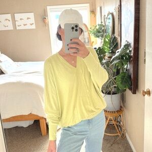 Anthropologie Eri + Ali V-Neck Sweater